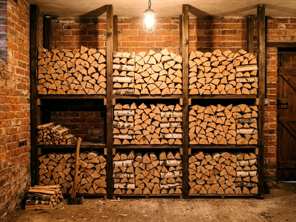 Круговая поленница holzhausen, Островцы, улица Цветочная, 36В